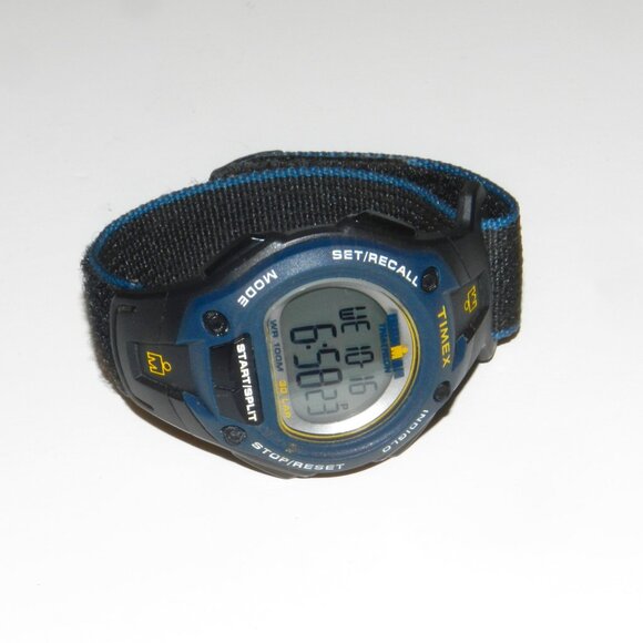 Timex Ironman Watch Digital Chronograph Alarm Timer T5K413 Nylon Self Latch Band - Picture 2 of 6